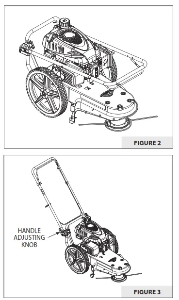 Earthquake M200 Walk Behind String Mower - FIGURE 2