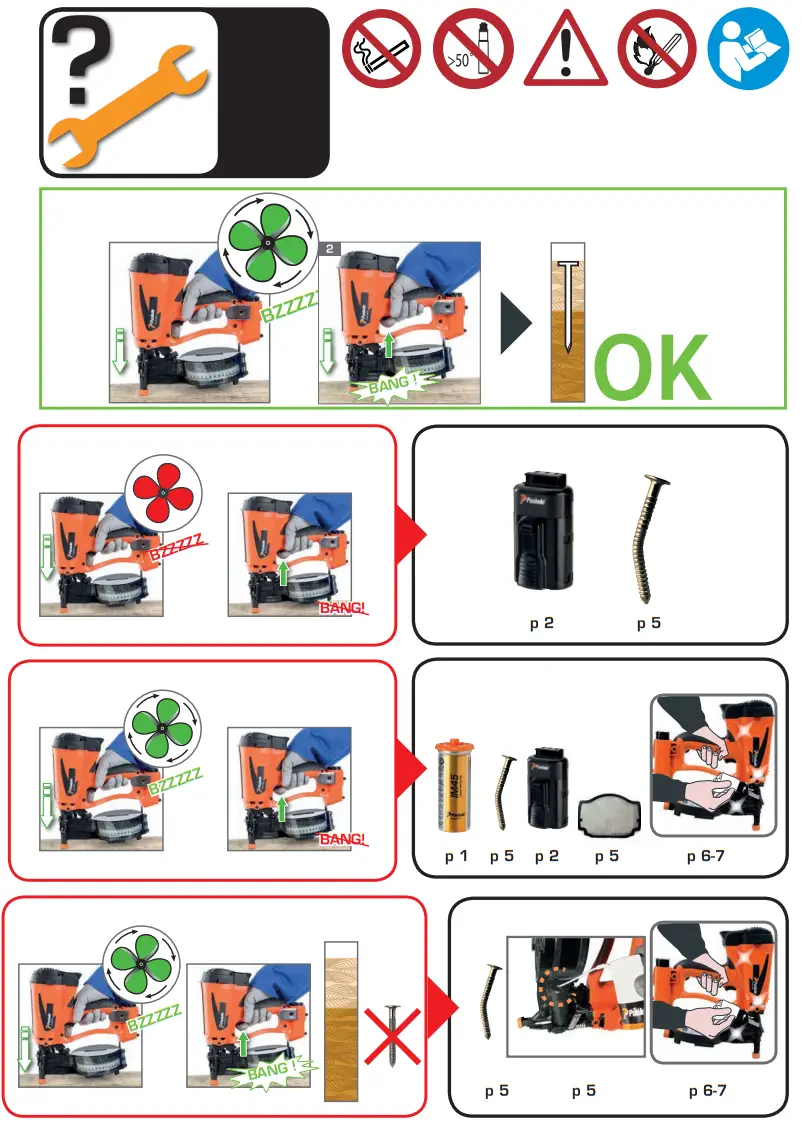 Paslode IM45 GN Lithium Cordless Gas Framing Nailer - FIG 4