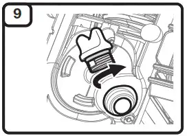 TROY BILT TB304S Straight Shaft String Trimmer - ASSEMBLY 9