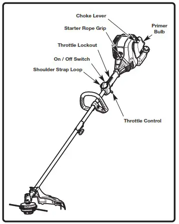 TROY BILT TB304S Straight Shaft String Trimmer - STARTING 11