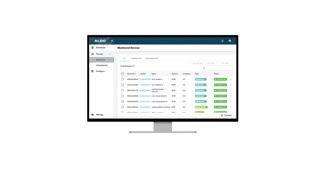Algo Device Management Platform Software User Guide Algo Device Management Platform Software User Guide