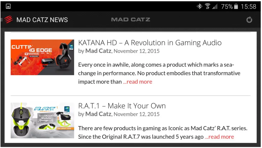 Mad Catz L.Y.N.X.3 Mobile Wireless Controller-16