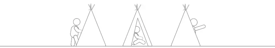 beeloom Zigzag Tipi Tent - fig10