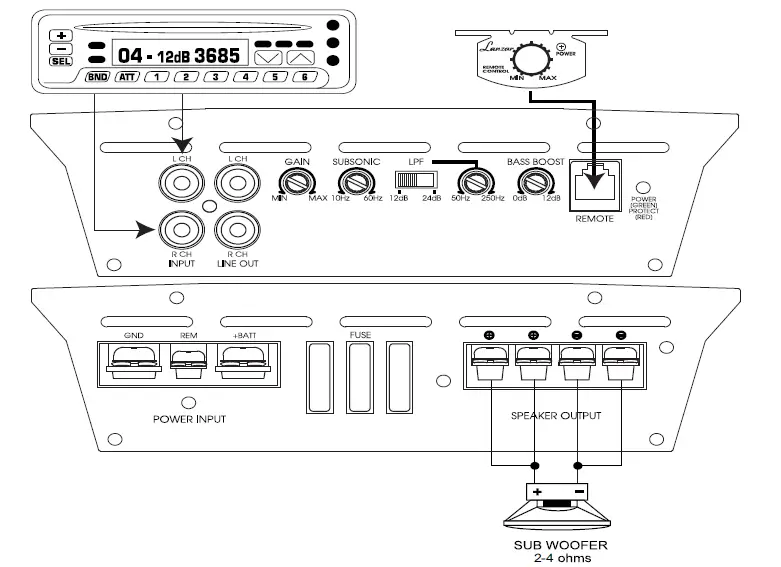 Lanzar HTG157 Amplifier Car Audio Bass Boost (11)