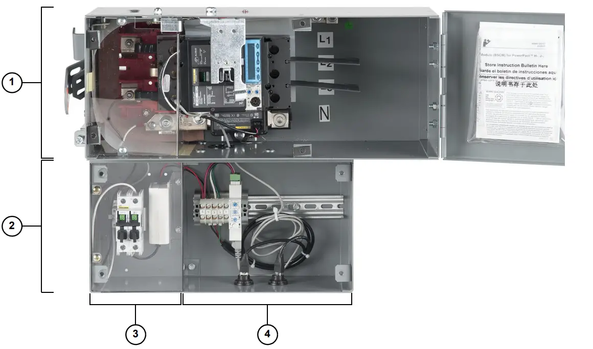 Schneider Electric SESA12088 I-Line Plug-In Units Communications Box with Modbus Interface Module for Low Voltage Circuit Breakers fig 2