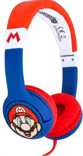 QTL TECHNOLOGIES Super Mario Junior 3.5mm Kids Headphones-FIG1