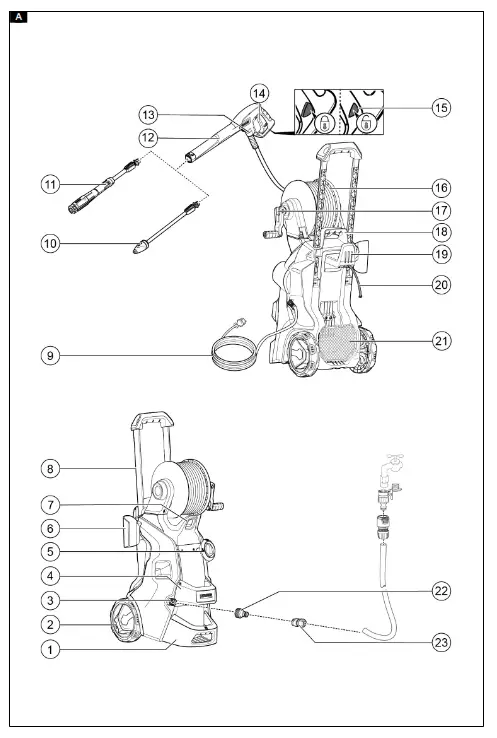KARCHER K 3 Deluxe Premium Pressure Washer - fig
