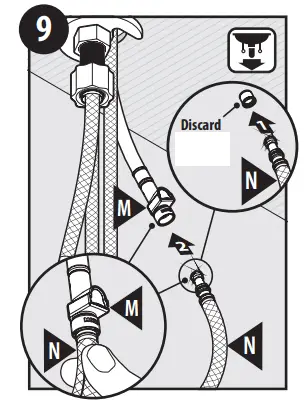 MOEN-S73104BL-One-Handle-Pre-Rinse-Spring-Pulldown-FIG-12