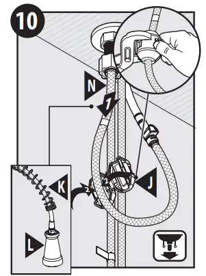 MOEN-S73104BL-One-Handle-Pre-Rinse-Spring-Pulldown-FIG-13