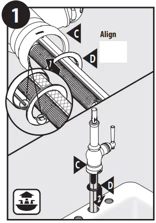 MOEN-S73104BL-One-Handle-Pre-Rinse-Spring-Pulldown-FIG-4