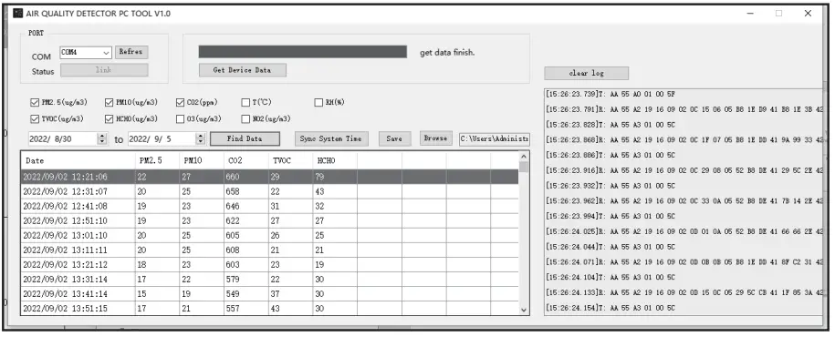 INKBIRD IAQM 128W Air Quality Detector - 12