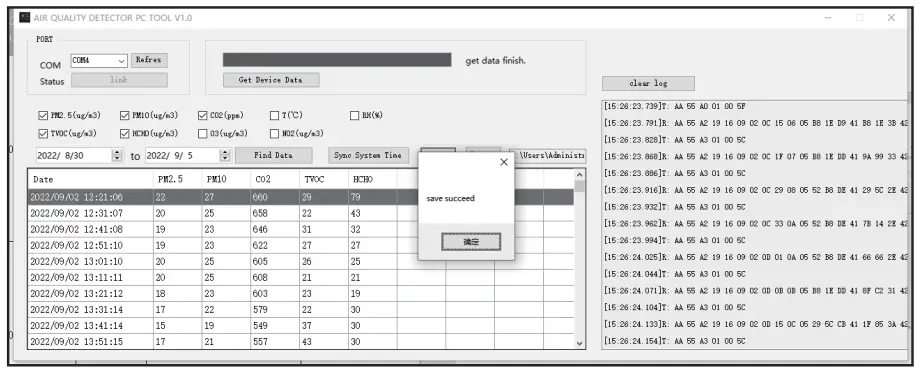 INKBIRD IAQM 128W Air Quality Detector - 13