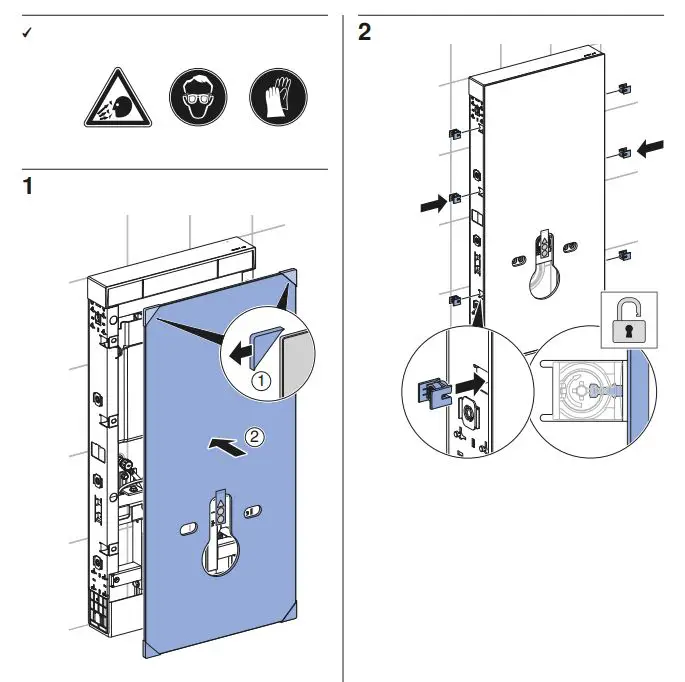 GEBERIT 131203SI5 Monolith Standing WC Module Instruction Manual - How to use