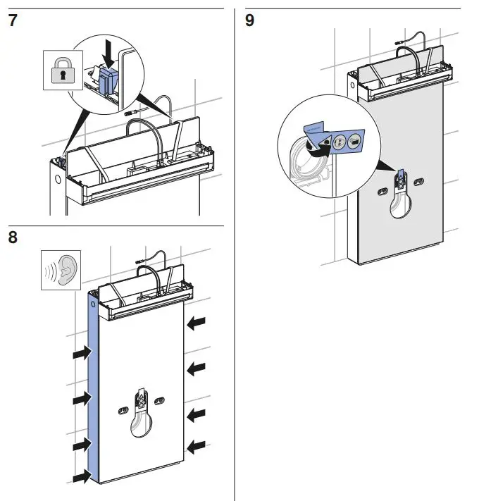 GEBERIT 131203SI5 Monolith Standing WC Module Instruction Manual - How to use