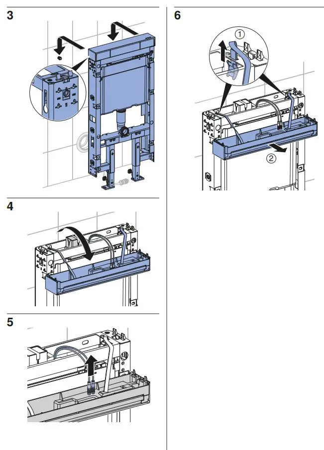 GEBERIT 131203SI5 Monolith Standing WC Module Instruction Manual - How to use