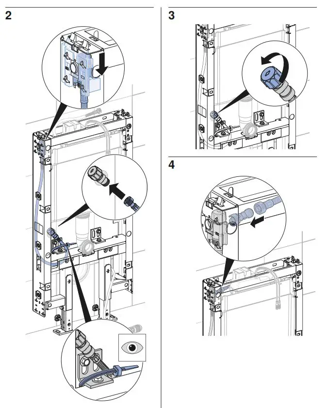 GEBERIT 131203SI5 Monolith Standing WC Module Instruction Manual - How to use