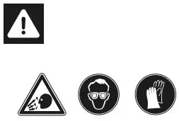 GEBERIT 131203SI5 Monolith Standing WC Module Instruction Manual - Safety icon
