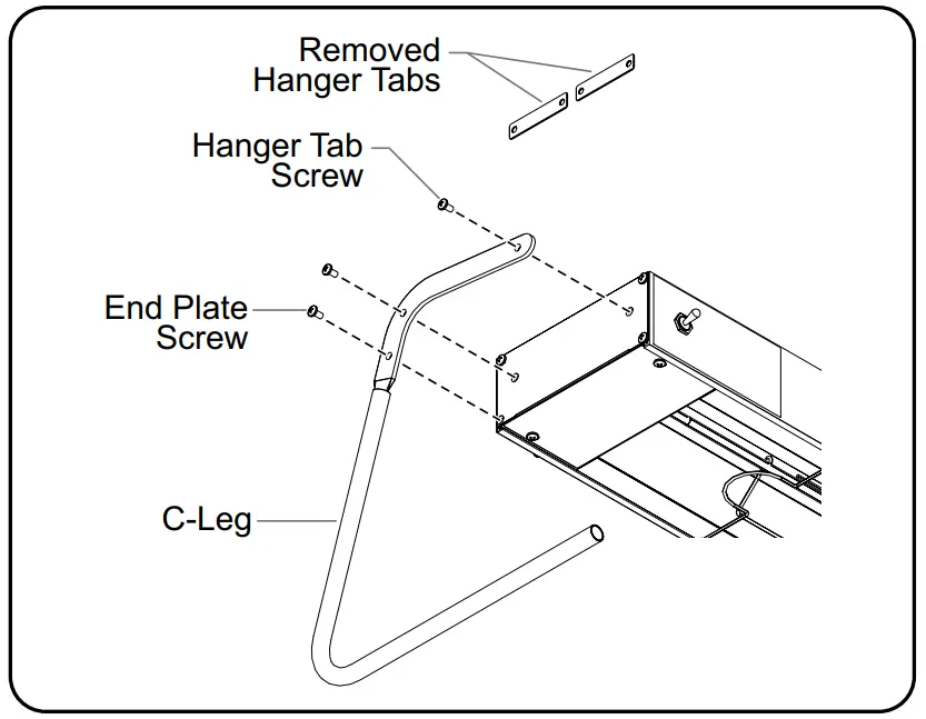 C-Leg Stand mounting