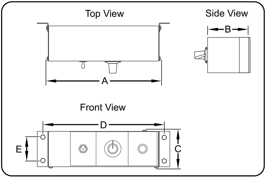 Control Enclosure Dimensions