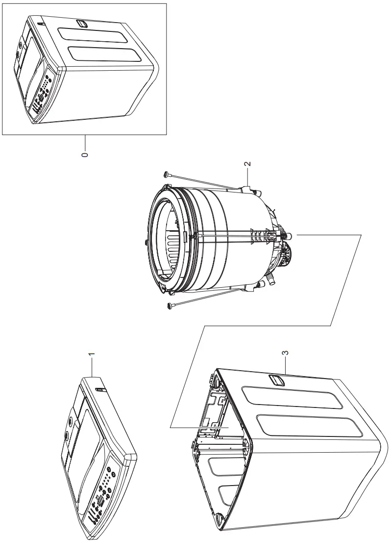 SAMSUNG SW75V9WIP XSA Washing Machine - Figure 1