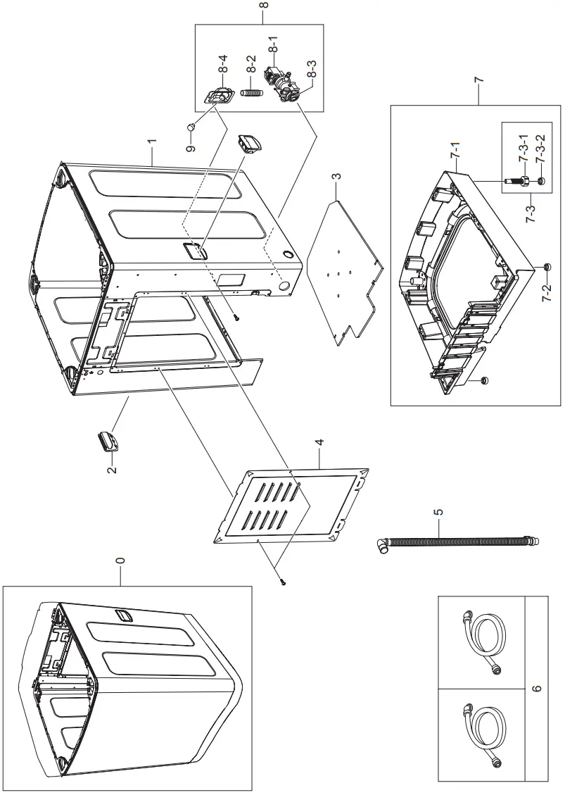 SAMSUNG SW75V9WIP XSA Washing Machine - Figure 4