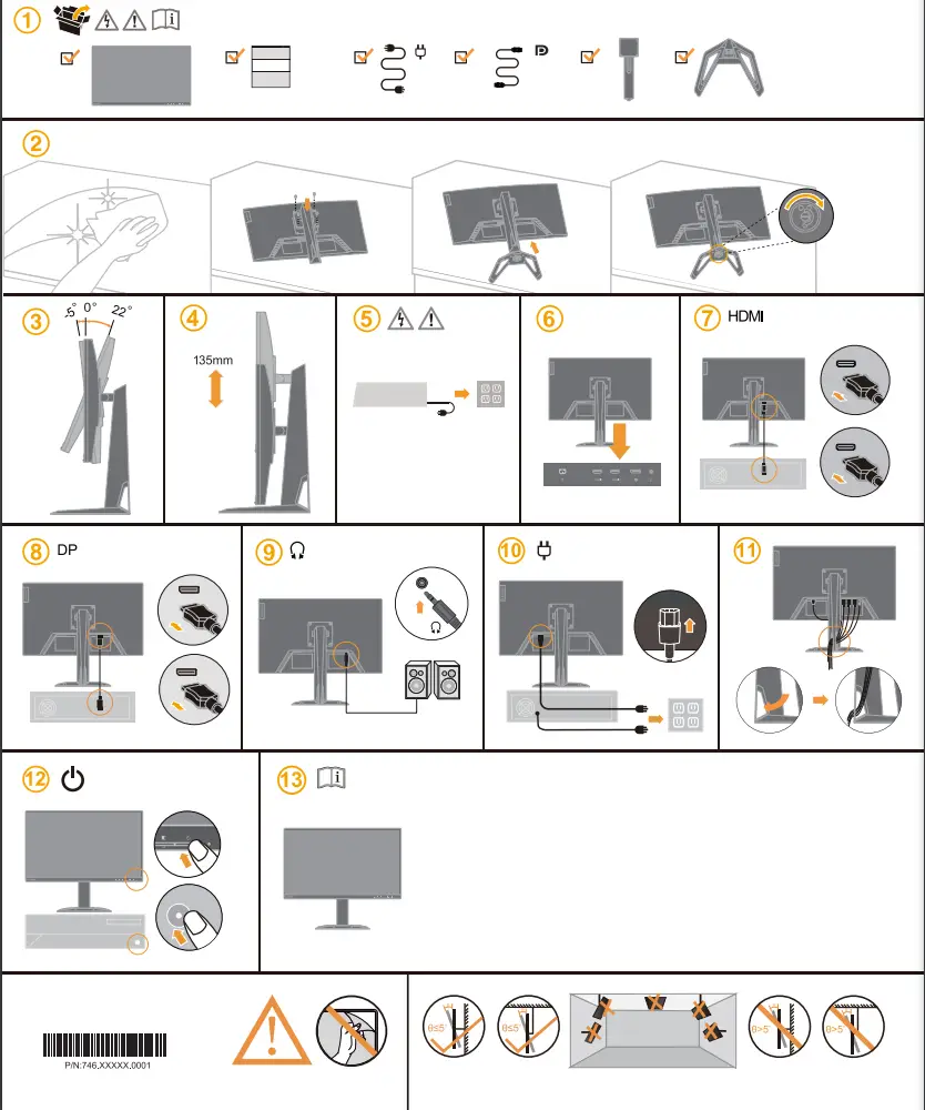 Lenovo G27Q-30 27 Inch 4k QHD Monitor - fig 1