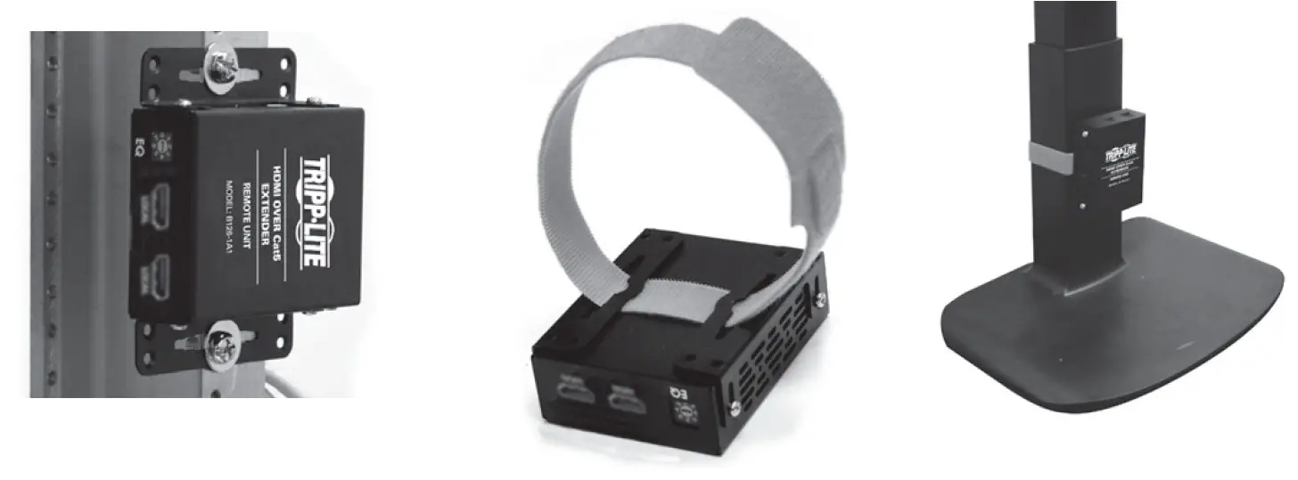 TRIPP-LITE B127A-002-BH 2-Port HDMI Over Cat6 Splitter - 19” Rack-Mount Pole-Mount