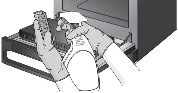 MERRYCHEF Eikon E1S High Speed Countertop - approved cleaner