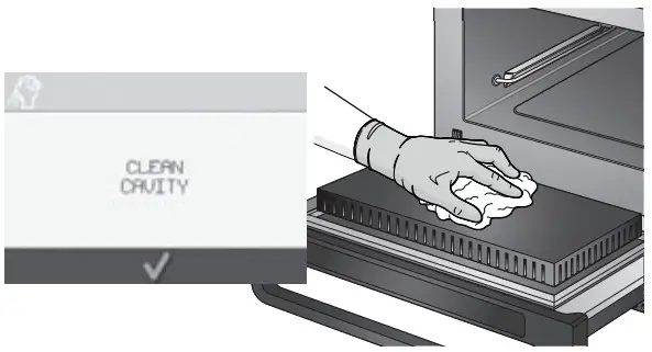 MERRYCHEF Eikon E1S High Speed Countertop - n cavity’ screen