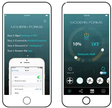 Modern Forms FH-W1803-44L-27-TT Flush Mount Ceiling Fan - 1