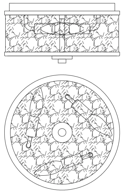 ZEVNI L3ZIMBEMW63C3SK8 Jubal 3 Light 12 2 Inch Flush Mount Light-