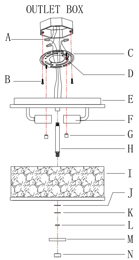 ZEVNI L3ZIMBEMW63C3SK8 Jubal 3 Light 12 2 Inch Flush Mount Light-fig2
