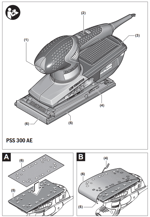 BOSCH PSS 300 AE Sander - 1