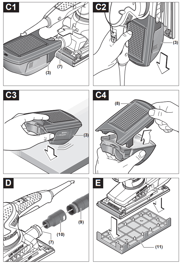 BOSCH PSS 300 AE Sander - 2