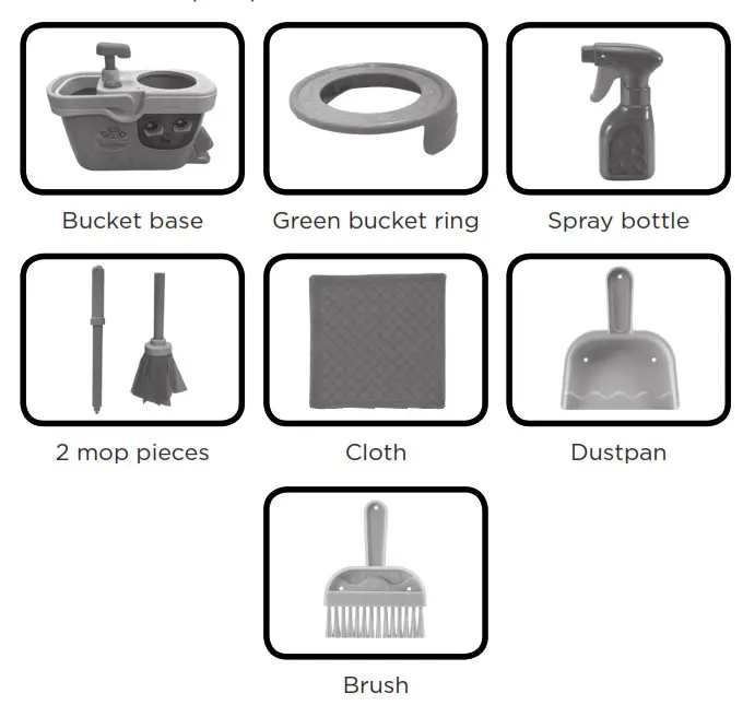 LeapFrog Clean Sweep Mop and Bucket - FIG 1