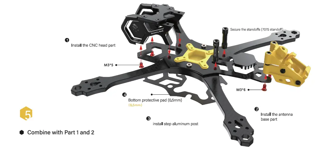 Speedy-Bee-Master-5-HD-Frame-Kit-FIG-5