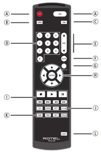 ROTEL DT 6000 DAC Transport - overview 3