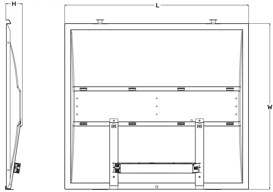 Linmore LED AD1 ACE LED Door Kit - Dimensions