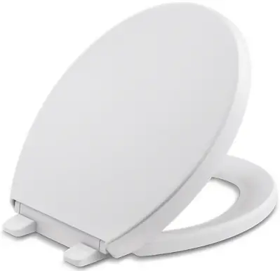 KOHLER K-4009 Reveal Quiet-Close Round-Front Toilet Seat-fig1