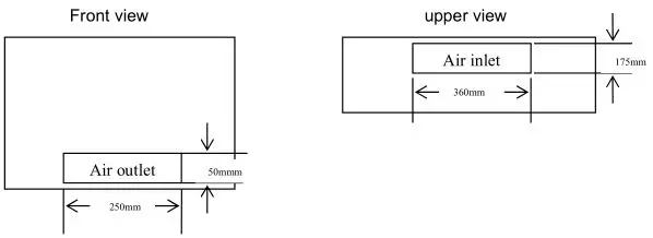 Dynasty SD Series Fireplaces [SD30, SD33,SD39,SD45, S14W] - Front view & upper view