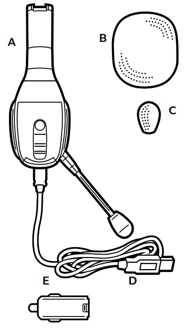 blueparrott B450-XT Noise Cancelling Bluetooth Headset - 1