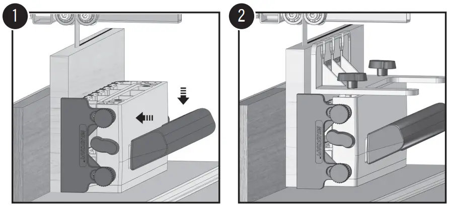 MILESCRAFT 3406 GrabberPRO Push block for Table Saws Router Tables - Figure 12
