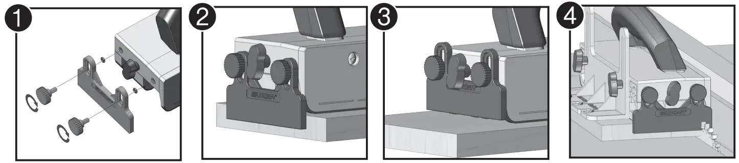 MILESCRAFT 3406 GrabberPRO Push block for Table Saws Router Tables - Figure 7