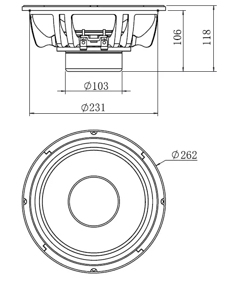 FOR-X-XMB-10N 10 Inch-NEO-Mid-Bass-Speaker-01