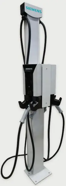 SIEMENS VersiCharge 72 Inch Post and Integrated Retraction Systems