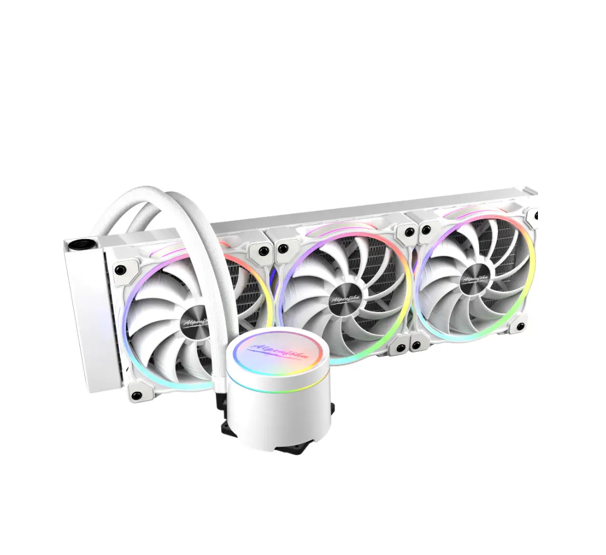 Alpenfoehn Gletscherwasser 360mm White Aio Liquid Cooler With Argb Instruction Manual Alpenfoehn Gletscherwasser 360mm White Aio Liquid Cooler With Argb Instruction Manual