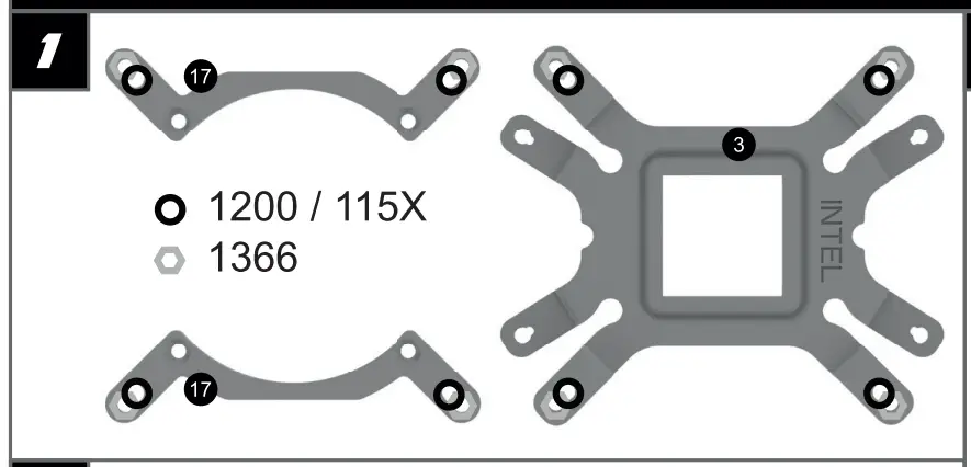 Inel Lga 1200/ 1150/1151/1155/1156/1366 Installation