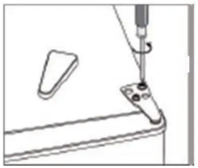 Moulinex MSTTR77WH Refrigerator - hinge cover1