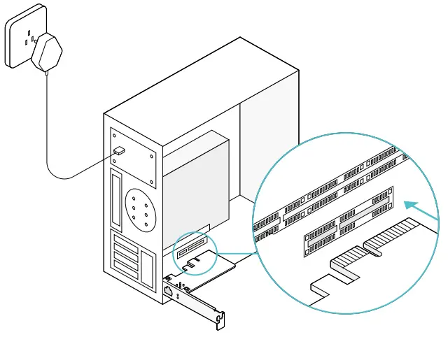 tp-link TX401 10 Gigabit PCIe Network Adapter - PCI