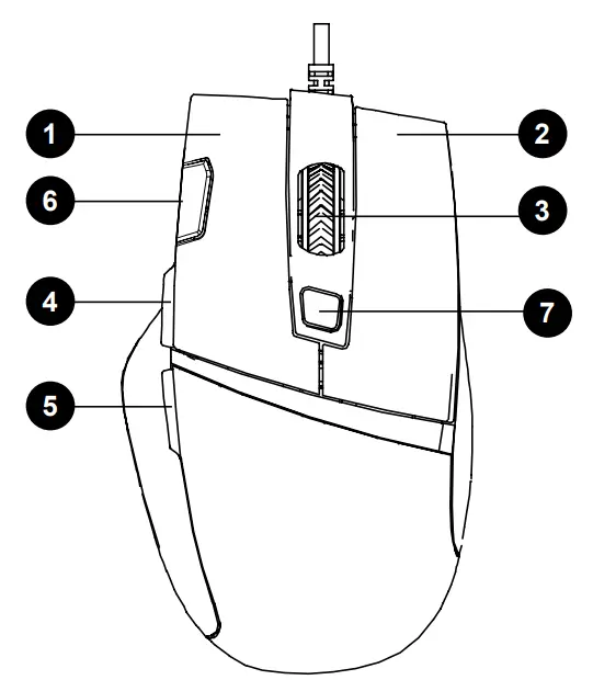 CANYON CND-SGM02 Vigil Gaming Mouse